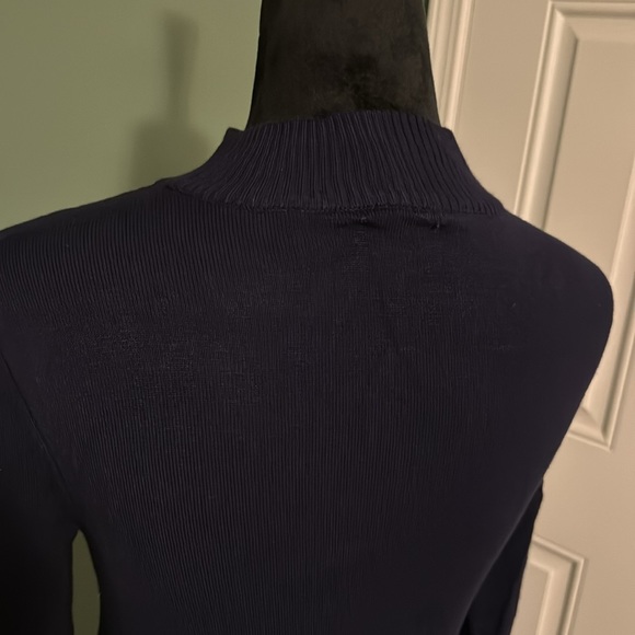 Navy Fitted Sweater - Picture 4 of 7